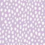 Handmade polka dot brush spots (white/lavender) Coffee Mug Gallery Image 2