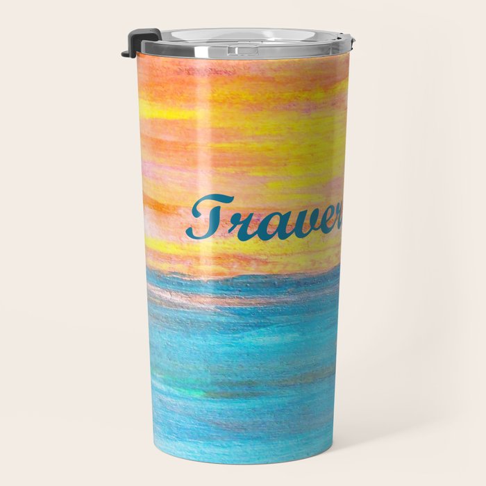 Traverse City Sunset Dream Travel Mug Gallery Image 3