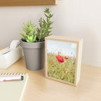 Wildflower Field | Poppy Flower in a Garden in Holland Art Print | Floral Summer Photography Mini Art Print Gallery Image 2