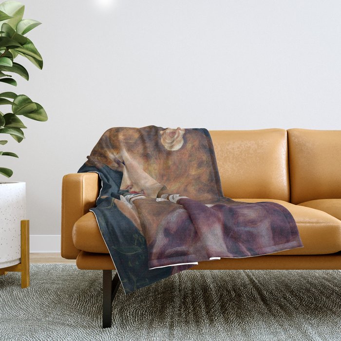 Fierce - Feminist Throw Blanket Gallery Image 1