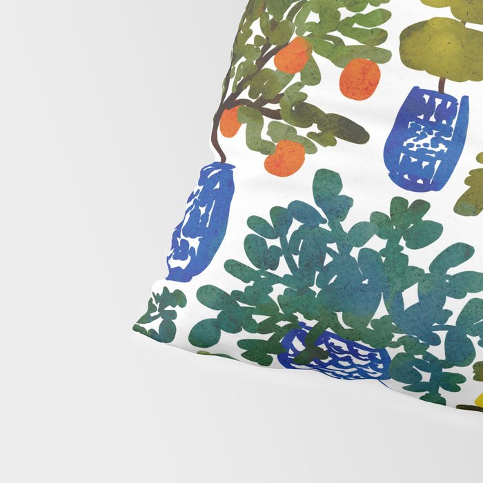 Chinoiserie Kitchen Pillow Sham Gallery Image 4