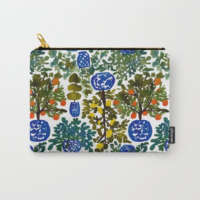 Chinoiserie Kitchen Carry All Pouch Gallery Image 1