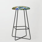 Chinoiserie Kitchen Stool Gallery Image 1