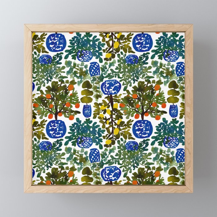 Chinoiserie Kitchen Mini Art Print Gallery Image 1