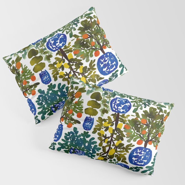 Chinoiserie Kitchen Pillow Sham Gallery Image 3