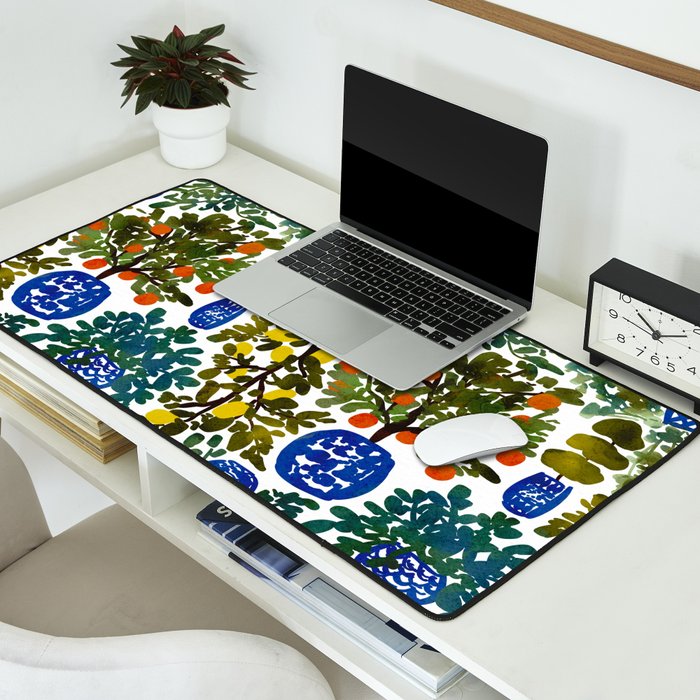 Chinoiserie Kitchen Desk Mat Gallery Image 2