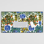 Chinoiserie Kitchen Desk Mat Gallery Image 1