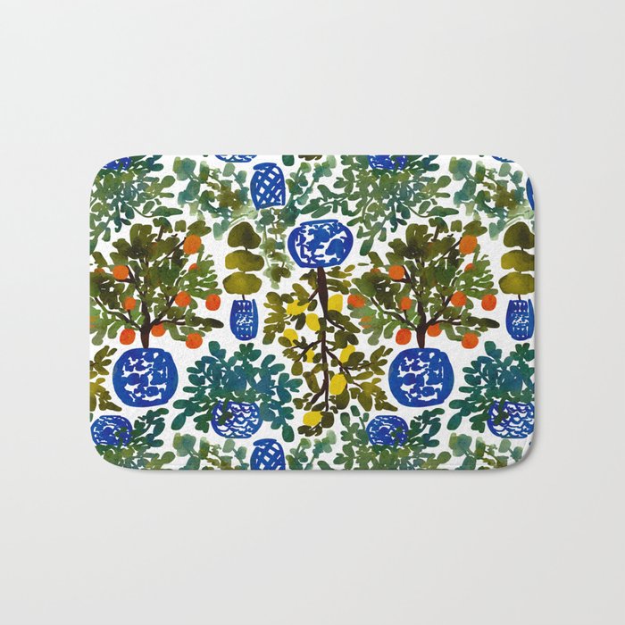 Chinoiserie Kitchen Bath Mat Gallery Image 1