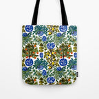 Chinoiserie Kitchen Tote Bag Gallery Image 1