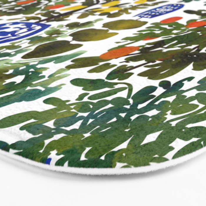 Chinoiserie Kitchen Bath Mat Gallery Image 3