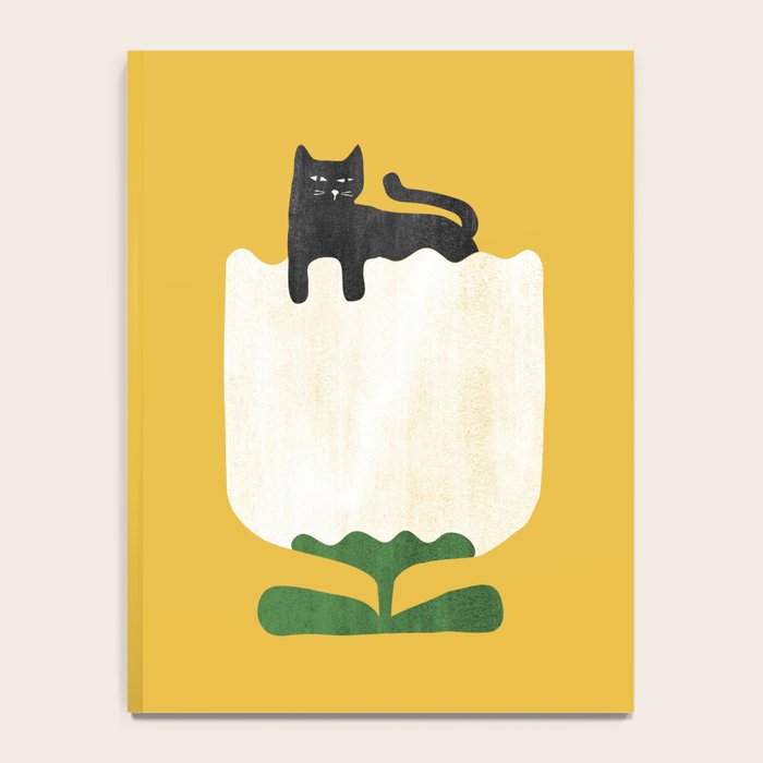Still life with cat and flower Notebook Gallery Image 4