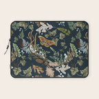 Bohemian leafy forest at night Laptop Sleeve Gallery Image 1