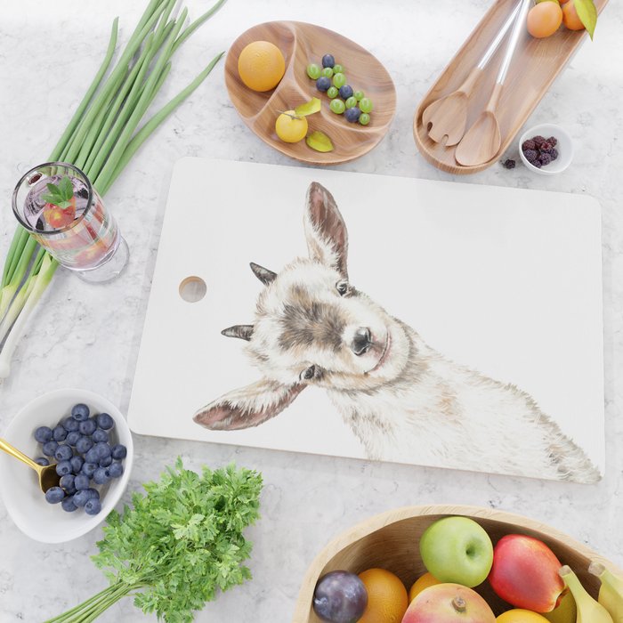 Oh My Sneaky Goat Cutting Board Gallery Image 2