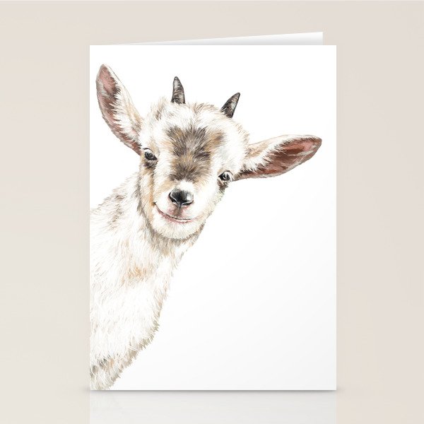 Oh My Sneaky Goat Stationery Card Gallery Image 2