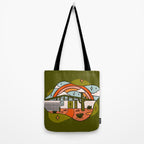 Pisces Mid Century House Tote Bag Gallery Image 2