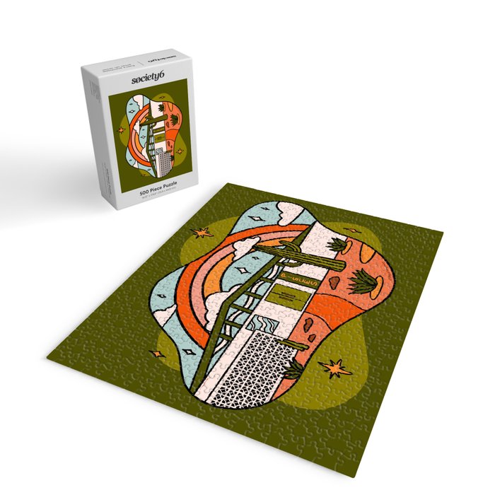 Pisces Mid Century House Jigsaw Puzzle Gallery Image 2