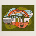 Pisces Mid Century House Jigsaw Puzzle Gallery Image 1