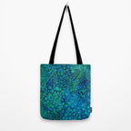 Peacock Watercolor Painting Tote Bag Gallery Image 2
