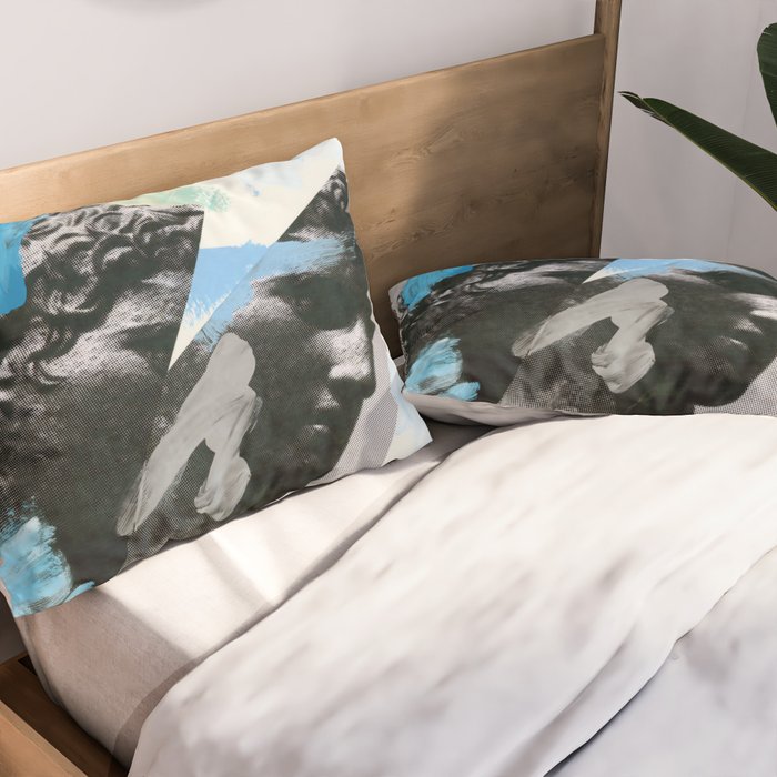 Untitled (Painted Composition 1) Pillow Sham Gallery Image 2