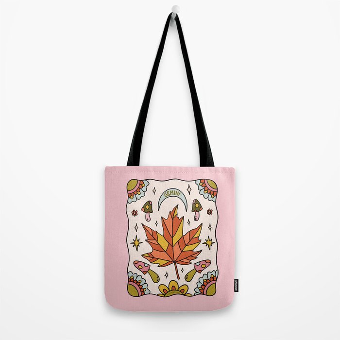 Gemini Leaf Tote Bag Gallery Image 2