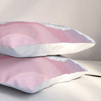 Pink Shoreline - Aerial Ocean Photography Print Pillow Sham Gallery Image 3