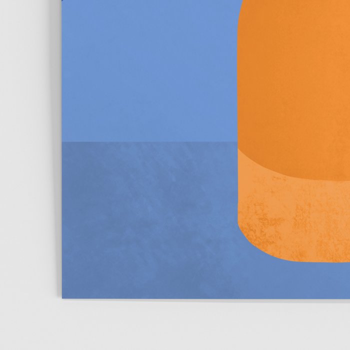 Light In The Darkness  - a blue tropical still life painting Poster Gallery Image 3