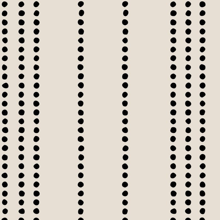 Ethnic Spotted Stripes in Ivory and Black Coffee Mug Gallery Image 2