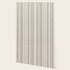 Ethnic Spotted Stripes in Ivory and Black Wallpaper Gallery Image 2