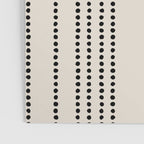 Ethnic Spotted Stripes in Ivory and Black Poster Gallery Image 3