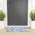 Blue Flowers 4 Welcome Mat Gallery Image 3