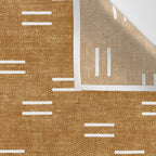 double dash on mustard Wall Tapestry Gallery Image 3
