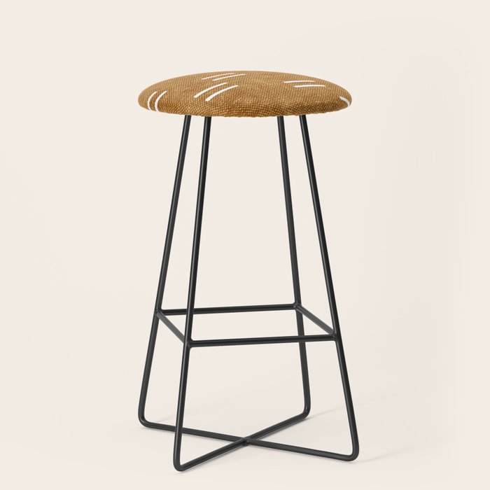 double dash on mustard Stool Gallery Image 1