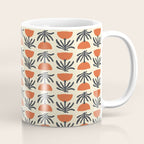 Retro 70s Tulip Pattern Coffee Mug Gallery Image 1