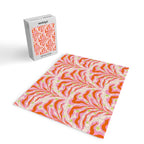 Vibrant Modern Botanical Pattern Whimsical Floral Abstract Jigsaw Puzzle Gallery Image 2
