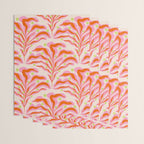 Vibrant Modern Botanical Pattern Whimsical Floral Abstract Wrapping Paper Gallery Image 3