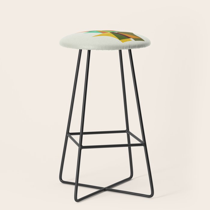 Whimsical bromeliad Stool Gallery Image 1