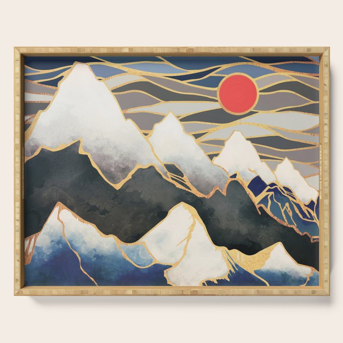 Ice Mountains Serving Tray Gallery Image 1