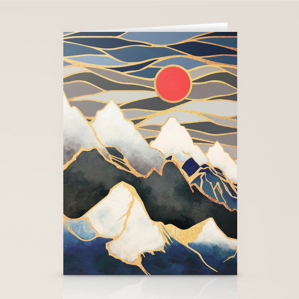 Ice Mountains Stationery Card Gallery Image 2
