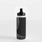 Detroit Black Map Water Bottle Gallery Image 2