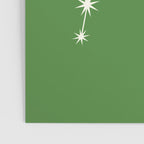 Aquarius Zodiac Star Constellation Line Art Kelly Green Poster Gallery Image 3