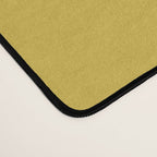 Marigold Yellow Solid Color Desk Mat Gallery Image 4