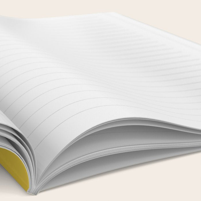 Marigold Yellow Solid Color Notebook Gallery Image 2