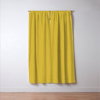 Marigold Yellow Solid Color Window Curtain Gallery Image 3