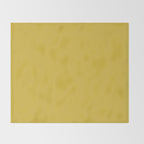Marigold Yellow Solid Color Throw Blanket Gallery Image 2