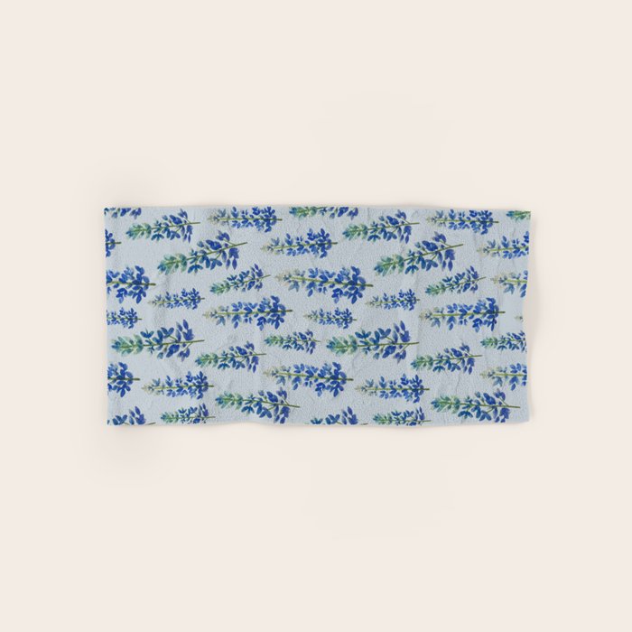 Blue Bonnets Bath Towel Gallery Image 1