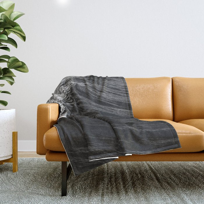 OCEAN WAVES II Throw Blanket Gallery Image 1