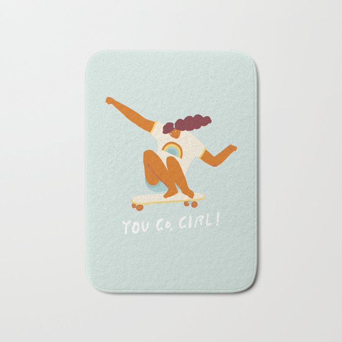You go, girl! Bath Mat Gallery Image 1