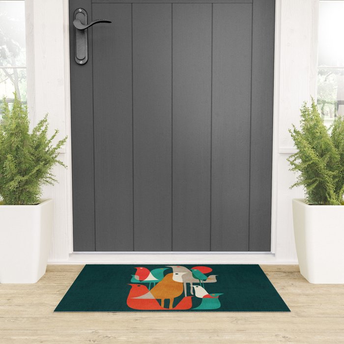 Flock of Birds Welcome Mat Gallery Image 3