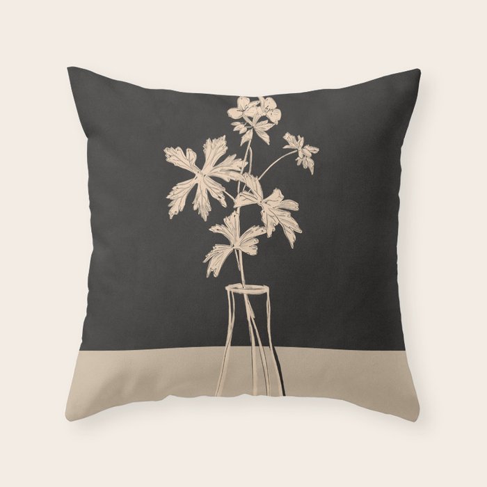 Minimal Art /Still Life 9 Throw Pillow Gallery Image 1
