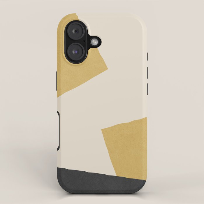 Graphic Edge Shape - Gold Yellow iPhone Case Gallery Image 1